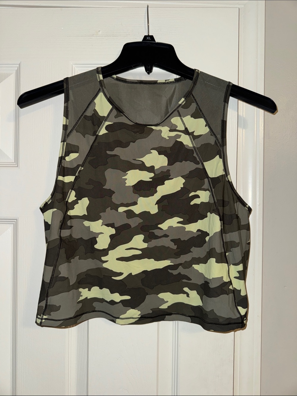 lululemon athletica Green Camo Athletic Tank Top